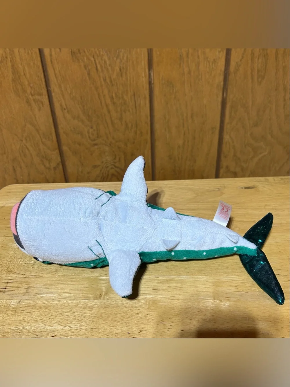 TY Sparkle Disney Finding Dory Destiny Whale Shark Plush Figure Beanie 2016 11”